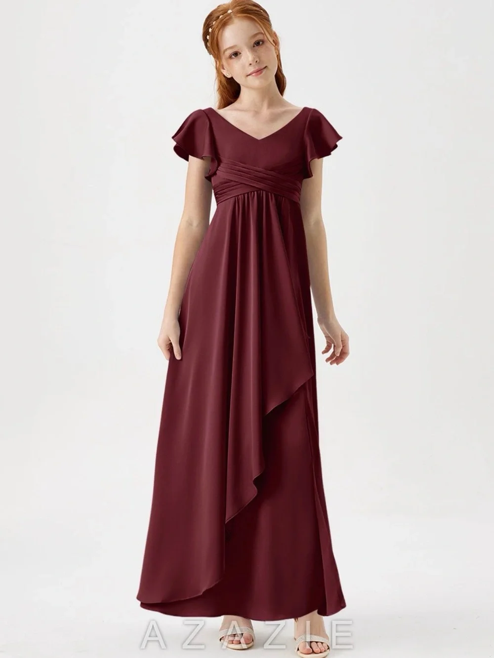 Azazie Girls' Cabernet Dress